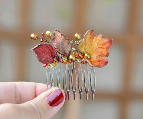 Fall Bridal Hair, Autumn Wedding Hair, Leaf Hair Piece, Fall Wedding Hairstyles, Autumn Hair, Wedding Hair Piece, Hair Jewels, Bridal Hair Jewelry, Fall Leaf