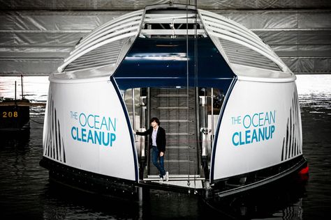 The Ocean Cleanup reveals The Interceptor. It is the first scalable solution to intercept river plastic pollution. It is capable of extracting 50000 kg of trash per day  even reaching 100000 kg per day under optimized conditions. Boyan Slat, Mekong Delta Vietnam, Ocean Plastic Pollution, Ocean Cleanup, Oceans Of The World, Plastic Pollution, Interactive Map, Social Science, Pollution