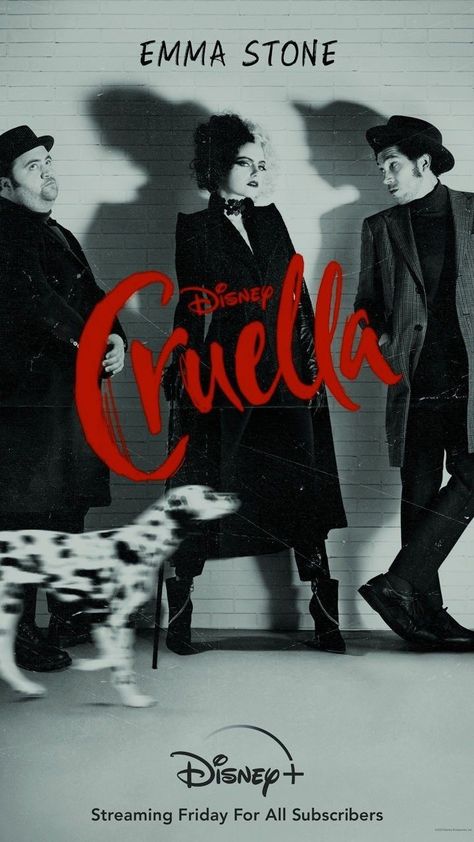 Cruella Poster Vintage, Cruella Deville Poster, Cruella Movie Poster, Cruella Poster, Cruella Aesthetic, Cruella 2021, Disney Now, Iconic Movie Posters, Cruella Deville