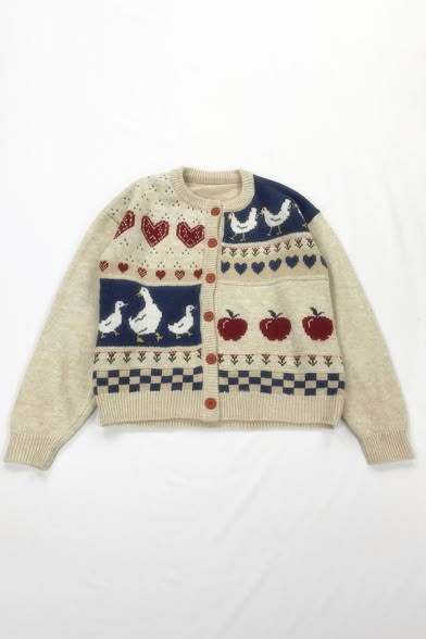 Diy Macrame Projects, Knit Duck, Apple Heart, Butterfly Sweater, Fair Isle Knitting Patterns, Style Sweaters, Khaki Fashion, Jacquard Sweater, Diy Macrame