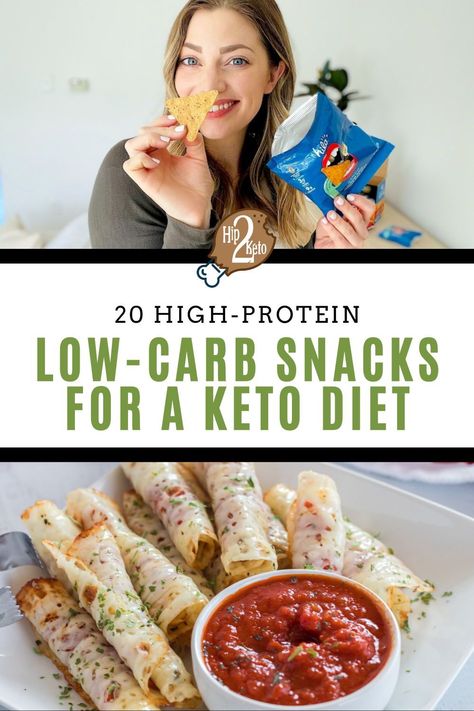 High Protein Low Carb Recipes Snacks, Low Carb Low Calorie Snacks, 0 Carb Snacks, Protein Snacks Low Carb, Keri Recipes, Protein Low Carb Snacks, High Carb Snacks, Snacks To Try, Keto Basics