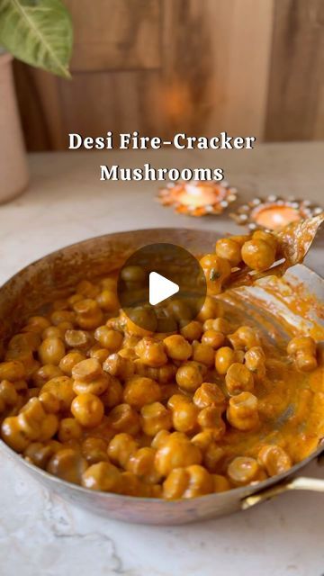 Masterchef Kriti Dhiman on Instagram: "These spicy , buttery , rich - no cream desi mushrooms make for a perfect party appetiser . All my mushroom lovers won’t be able to resist this one for sure . It’s easy, quick , festive and so so yum 😍 

Diwali Episode 8 - Desi Firecracker Mushrooms ✨ 

For full recipe , check the pinned comment below 🧷

#mushroom#lovers#party#snacks#recipe#ideas#starters#appetizers#diwali#hosting#trending#yum" Party Snack Food, Vegetarian Snacks, Party Snacks, Appetizers For Party, Perfect Party, Recipe Ideas, Crackers, Diwali, Desi