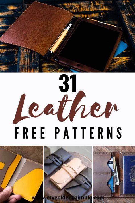 31 Upstanding Leather Patterns Free Printable Templates Leather Craft Patterns Free, Leather Craft Patterns Free Printable Templates, Leather Burning Designs, Leather Patterns Free, Simple Leather Projects, Diy Leather Engraving, Scrap Leather Projects, Free Leather Patterns, Purse Template