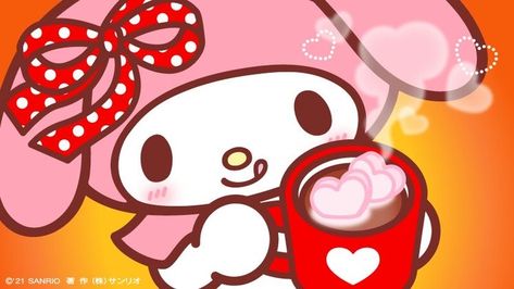 My Melody Winter, Sanrio Icons, Sweet Melody, My Melody Wallpaper, Kawaii Things, Sanrio Wallpaper, Hello Kitty Items, Cute Wallpaper Backgrounds, Hello Kitty Wallpaper