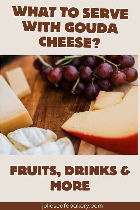 what to eat serve with gouda cheese Gouda Pairings, Gouda Cheese Pairings, Gouda Cheese Recipes Appetizers, Cheese And Grape Platter, Cheese Pairings Fruit, Recipes With Gouda Cheese, Gouda Cheese Recipes, Healthy Cheese Recipes, Cheese Recipes Appetizers