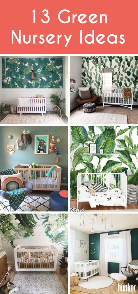 Green And Grey Nursery, Green Nursery Ideas, Green Nursery Girl, Nautical Bedding Sets, Red Wall Decor, Nautical Bedding, Navy Nursery, Nursery Girl, Split Pea Soup