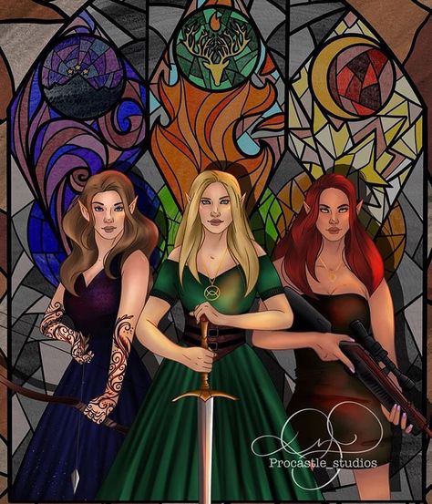 AHHH ITS THE GIRLS 😍 if you could spend a day with Feyre, Aelin, or Bryce, who would you pick? Art by @procastle_studios #tarquin… Sarah Maas, Throne Of Glass Fanart, Sara J Maas, Aelin Ashryver Galathynius, Pick Art, Throne Of Glass Books, Feyre And Rhysand, Empire Of Storms, A Court Of Wings And Ruin