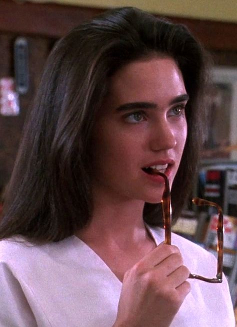 Jennifer Connelly - The Hot Spot (1990) Jennifer Conely, Jennifer Connelly Young, 90s Actresses, Long Dark Hair, Liv Tyler, Jennifer Connelly, Girl Crushes, 인물 사진, Dark Hair