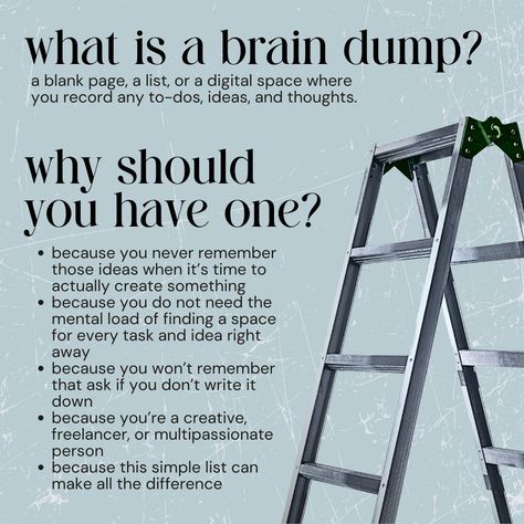 almost every productivity youtuber will tell you to have a "brain dump" or "second brain" many of us receive great advice, but never use it this is a productivity hack you need to do - tested and approved by guiding creatives #productivity #braindump #secondbrain #freelancingtips Brain Dumping, Second Brain, Choose Your Path, Productivity Hacks, Brain Dump, Job Board, Write It Down, Soft Skills, Coaching Program