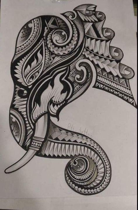 Half Sleeve Tattoos Sketches, Full Hand Tattoo, Viking Tattoo Symbol, Turtle Tattoo Designs, Elephant Tattoo Design, Polynesian Tattoo Designs, Crazy Tattoos, Marquesan Tattoos, Maori Tattoo Designs