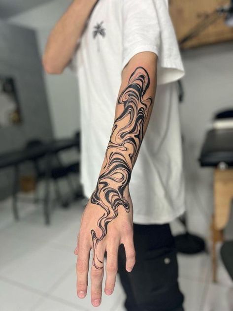 Swirl Tattoo, 42 Tattoo, Ganesh Tattoo, Abstract Tattoo Designs, Jellyfish Tattoo, Arm Sleeve Tattoos, Black Ink Tattoos, Abstract Tattoo, Hand Tattoo