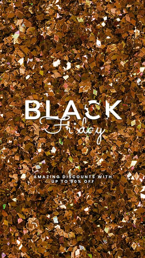 Black Friday psd golden glittery text sale advertisement banner | free image by rawpixel.com / sasi Sale Advertisement, Advertisement Banner, Golden Wallpaper, Black Friday Banner, Confetti Background, Black Friday Ads, Promotional Banners, Black Week, Glitter Background