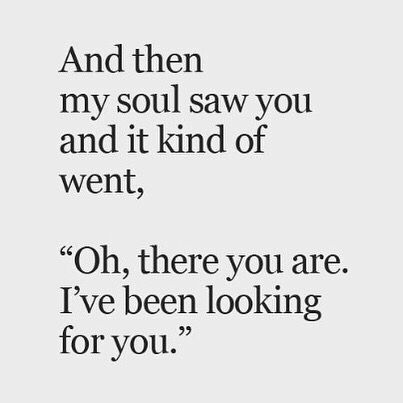 SoulBites. words | art | soul. on Instagram: ““AND THEN MY SOUL SAW YOU AND IT KIND OF WENT, ‘OH, THERE YOU ARE. I’VE BEEN LOOKING FOR YOU…’” words by unknown @pinterest ↘️ We are…” Manifestation Motivation, Words Art, Twin Flame, Soulmate, On Instagram, Instagram