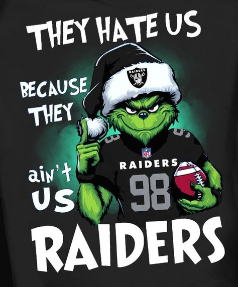 Raiders Logo Wallpapers, Grinch Tags, Raiders Football Humor, Oakland Raiders Wallpapers, Oakland Raiders Images, Football Humor, Raiders Wallpaper, Raiders Stuff, Oakland Raiders Logo