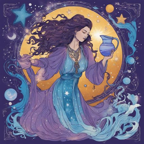 Find out which tarot card captures the innovative and humanitarian nature of Aquarius. Click the image to reveal the tarot card that represents Aquarius and save this pin for more visionary wisdom! Tarot Card, Tarot Cards, Personal Growth, Zodiac Signs, Nature