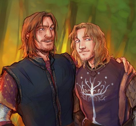 Aragorn And Boromir Fanart, Lotr Boromir Fanart, Faramir Lotr Art, Frodo And Aragorn Fanart, Boromir And Faramir Fanart, The Lord Of The Rings Fan Art, Eomer Lotr Fanart, Eowyn And Faramir Fanart, Pippin Took Fanart