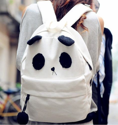 Panda Backpack, Panda Items, Rolling Backpack, Mk Bags, Cute Backpacks, Cool Backpacks, Cute Panda, Girl Backpacks, Cute Bags