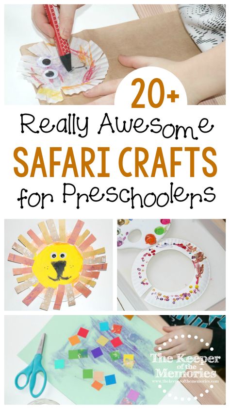 If you're a preschool teacher or homeschool mom who is looking for safari crafts for kids, I have quite the list for you. You'll find everything from supplies to help your little kids get ready for safari to a variety of safari animal crafts. Safari Crafts For Kids, Preschool Sequencing, Safari Preschool, Preschool Monthly Themes, Preschool Steam, Safari Crafts, Safari Activities, Toddler Math, Homeschooling Preschool