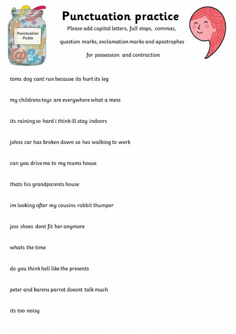 English Punctuation Worksheets, Punctuation Worksheets For Class 1, Punctuation Practice, Punctuation Worksheets 2nd Grade, Punctuation Worksheets 5th Grade, Punctuation Marks Worksheets, Punctuation Worksheets Grade 4, 1st Grade Punctuation Worksheets, Punctuation Marks Worksheets For Grade 3