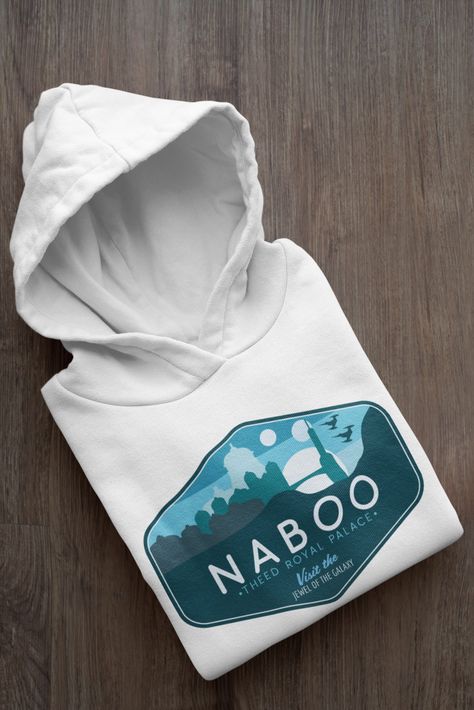 Naboo Palace, Palace Hoodie, Clothing Photoshoot, Travel Hoodie, Star Wars Hoodie, Disney Clothes, Star Wars Outfits, Star Wars Tshirt, Star Wars Inspired