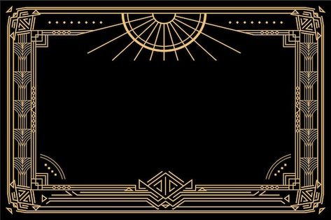 Art deco background retro flat design | Free Vector #Freepik #freevector #background #vintage #geometric #art The Great Gatsby Background, Great Gatsby Background, 1920 Background, 1920s Background, Gatsby Background, Great Gatsby Design, 1920s Art Deco Pattern, 1920 Wallpaper, Art Deco Graphic Design