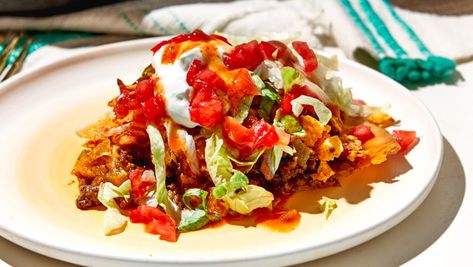 Dorito Pie, Ground Beef Refried Beans, Spicy Doritos, Taco Pie Recipes, Pineapple Dessert, Pineapple Dessert Recipes, Taco Pie, Ground Sirloin, Mexican Foods