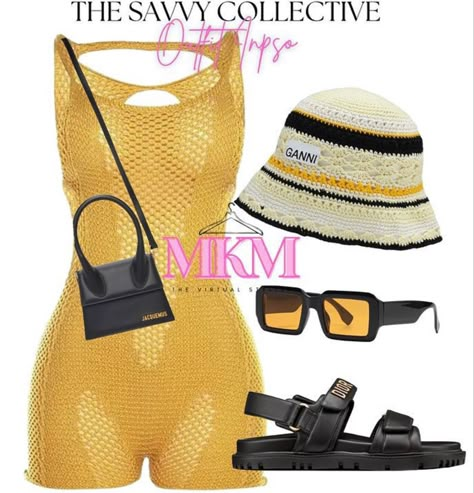 Bucket Hats For Women, Jamaica Outfits, Vacation Outfits Women, Cute Vacation Outfits, Miami Outfits, Beach Hats, Spring Break Outfit, Swimsuits Outfits, Vacay Outfits