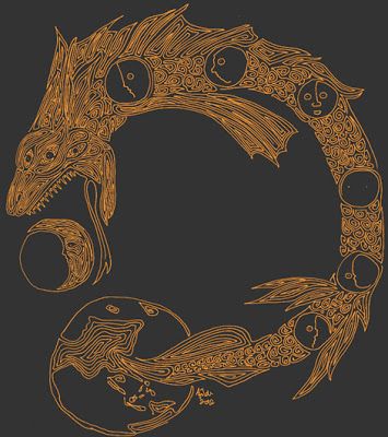 Bakunawa Philippines, Bakunawa Art, Bakunawa Drawing, Filipino Dragon, Bakunawa Tattoo, Filipino Mythology Gods, Filipino Folklore Mythical Creatures, Idianale Philippine Mythology, Bathala Philippine Mythology