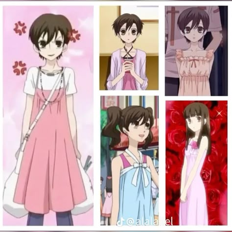 Shojo Manga Outfits, Shoujo Anime Outfits, Haruhi Outfit, Haruhi Fujioka Outfit, Shojo Outfit Ideas, Shojo Outfits, Shojo Girl Outfit, Shoujo Character, Casual Anime Outfits