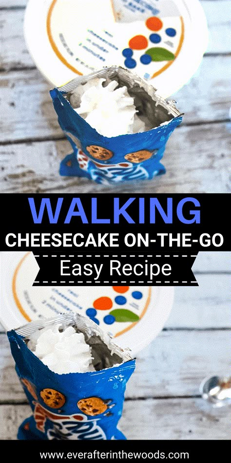 Walking Cheesecake Recipe Walking Snack Ideas, Walking Bag Food, Walking Cheesecake Dessert, Walking Dessert Bar, Cake Walk Fundraiser, Walking Foods In A Bag, Snack Food Truck Ideas, Concessions Food Ideas, Food Truck Snacks