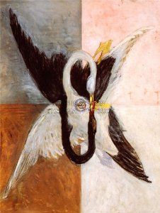 HILMA AF KLINT SVANEN 1914 OLD MASTER ART  PAINTING PRINT 12x16 inch 30x40cm POSTER ART 1367OM  Pinned by My Art y Lezama Hilma Af Klint, Peter Paul Rubens, Action Painting, Hur Man Målar, Piet Mondrian, Arte Inspo, Wassily Kandinsky, Gustav Klimt, Art Abstrait