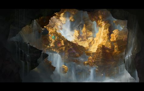 ArtStation - El Dorado - 2015, Tim Melnyk El Dorado Concept Art, Man High Castle, High Castle, Environment Concept Art, Fantasy Art, Concept Art, Castle, Art