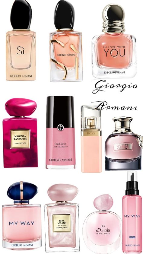 Giorgio Armani ✨ Armani Perfume Women, Armani My Way Perfume, Si Armani Perfume, Perfume My Way Giorgio Armani, Si Perfume Giorgio Armani, Giorgio Armani Si Intense, Armani Parfum, Giorgio Armani Perfume, Si George Armani Perfume