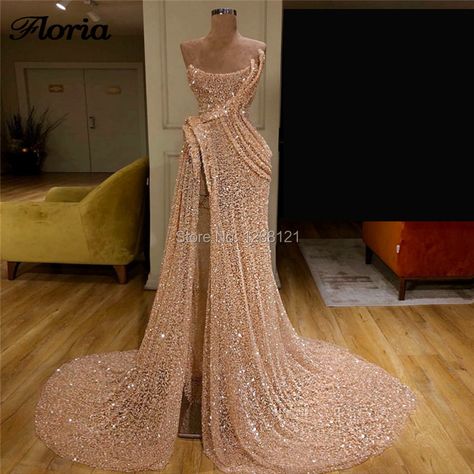 Diamond Dresses, Gold Evening Dresses, Prom Dresses Long Mermaid, Long Prom Dresses, Elegant Dresses For Women, Gala Dresses, Fabulous Dresses, Evening Dresses Elegant, Dresses Evening