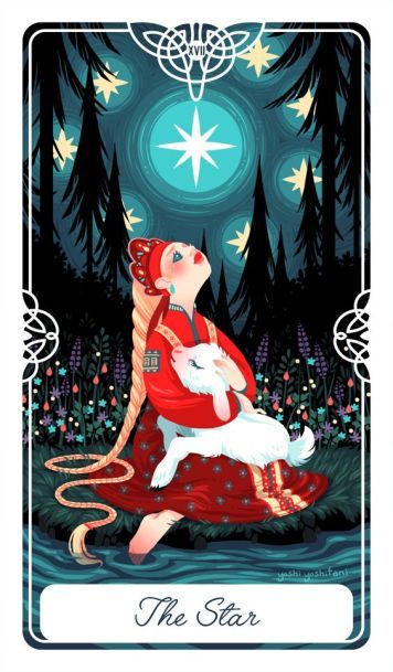 Tarot Of The Divine, The Star Tarot Card, Star Tarot Card, The Star Tarot, Things Will Get Better, Last Unicorn, The Boogeyman, Tarot Major Arcana, Tarot Astrology