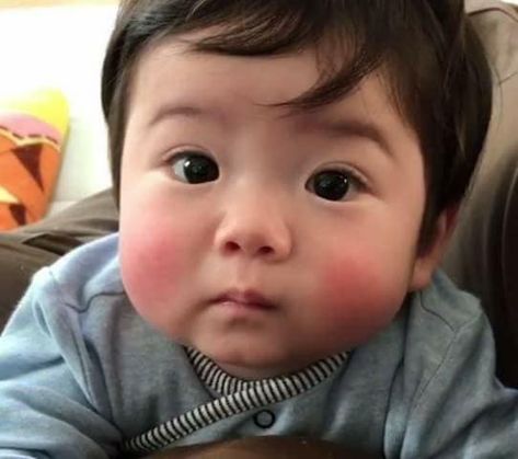 Baby Cheeks, Ulzzang Kids, Cute Asian Babies, Chubby Babies, Korean Babies, Asian Kids, Chubby Cheeks, Baby Faces, Asian Babies