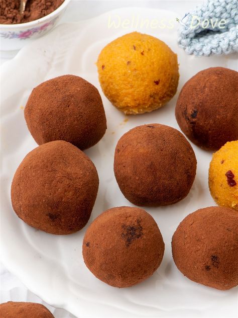 Healthy and delicious Sweet Potato Vegan Truffles that are quick and easy to make. A perfect healthy plant-based snack with only 5 ingredients to enjoy any time of the day! Sweet Potato Truffles, Aip Candy, Wfpb Bread, Sweet Potato Vegan, Pegan Recipes, Plant Based Cookies, Bread Desserts, Vegan Truffles, Easter 2023