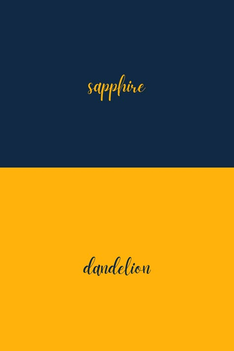 sapphire #102944, #dandelion #ffb20b Yellow Pallet Colour Palettes, Colour Combination With Yellow, Yellow Colour Combination, Logo Color Combinations, Color Knowledge, Vintage Colour Palette, Create Color Palette, Color Design Inspiration, Color Mixing Chart