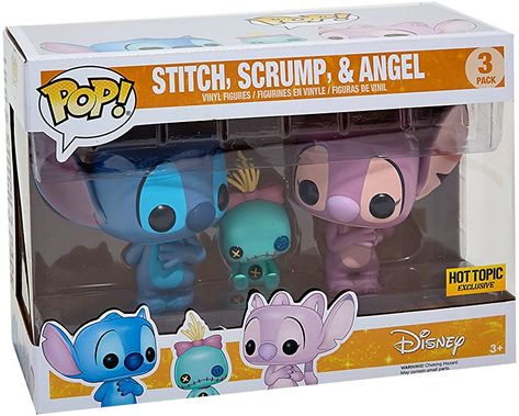 Lilo And Stitch And Angel, Angel And Stitch, Kids Christmas Crafts Ornaments, Stitch Scrump, Lilo And Stitch Merchandise, Funko Pop Dolls, Stitch Toy, Lilo And Stitch Drawings, Pop Stitch