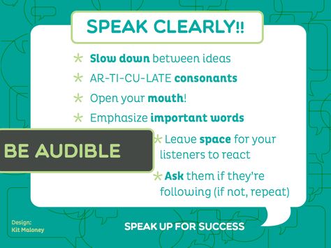 Accent Reduction, Speaking Tips, Ielts Speaking, Public Speaking Tips, Speech Activities, Presentation Skills, Art And Literature, Speaking Skills, Speak English