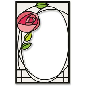 Silhouette Design Store - Search Designs : 3d rose Fleurs Art Nouveau, Mackintosh Design, Mackintosh Rose, Motifs Art Nouveau, Stained Glass Patterns Free, Silhouette Online Store, Glass Painting Designs, Charles Rennie Mackintosh, Rennie Mackintosh