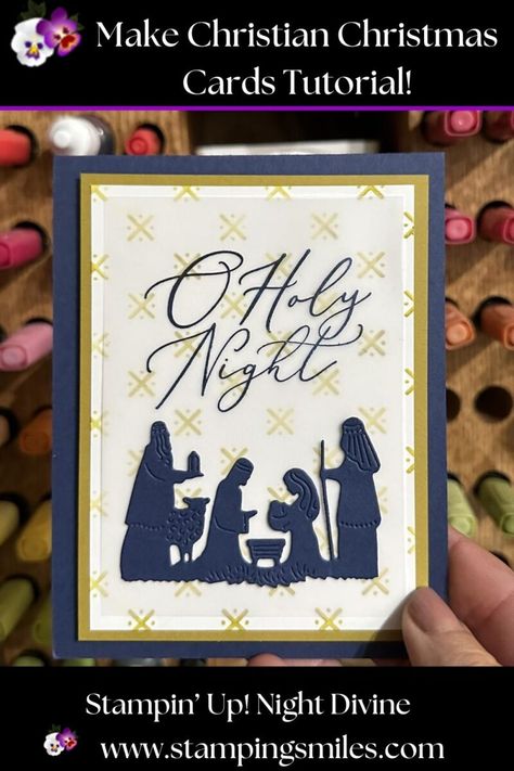 Christian Christmas Cards Handmade, Nativity Christmas Cards, Elegant Christmas Cards, Christian Christmas Cards, Handmade Christmas Cards, Stamped Christmas Cards, Religious Christmas Cards, Simple Christmas Cards, Nativity Scenes