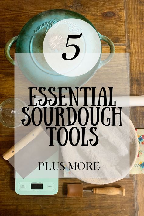 Sourdough Bread Equipment, Sourdough Bread Essentials, Sourdough Baking Tools, Sourdough Necessities, Sourdough Must Haves, Sourdough Accessories, Sourdough Supplies, Sourdough For Dummies, Sourdough Tools