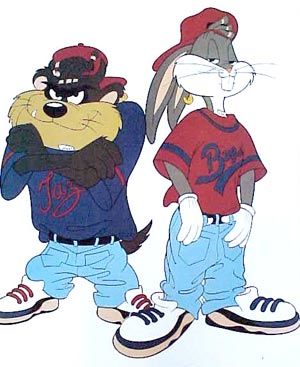 If you're a 90's kid, these are familiar. I had this shirt. Wore it with red jeams...backwards. First Day Of 7th Grade Outfits, Hip Hop Hooray, Merrie Melodies, Looney Tunes Cartoons, Morning Cartoon, Arte Sketchbook, Bugs Bunny, 90s Kids, Childrens Art