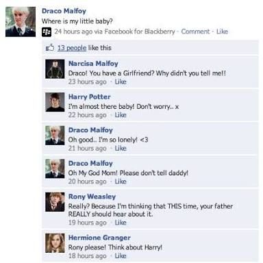 Draco Malfoy - Google+ Draco And Harry, Hermione And Ron, Harry Potter Texts, Facebook Funny, Harry Draco, Harry Potter Memes Hilarious, Gay Harry Potter, Harry Potter Puns, Images Harry Potter