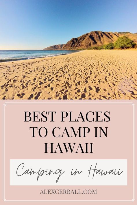 Hawaii Camping, North Shore Hawaii, Camping Sites, Volcano National Park, Camping Spots, Family Road Trips, Honolulu Hawaii, Adventure Camping, Oahu Hawaii