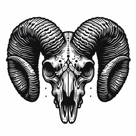 Ram Skull Tattoo, Ram Skull, Music Tattoo, Dark Phone Wallpapers, Small Tattoos For Guys, Occult Art, Mini Drawings, Blackwork, Dia De Muertos