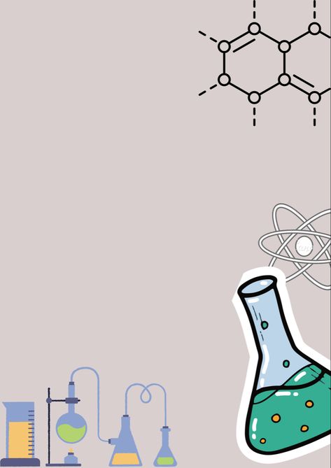 Chemistry Border Design, Experiment Background, Chemistry Wallpaper, Chemistry Background, Science Lab Decorations, Boarders Designs For Projects, Book Cover Page Design, Chemistry Projects, Unicorn Wallpaper Cute