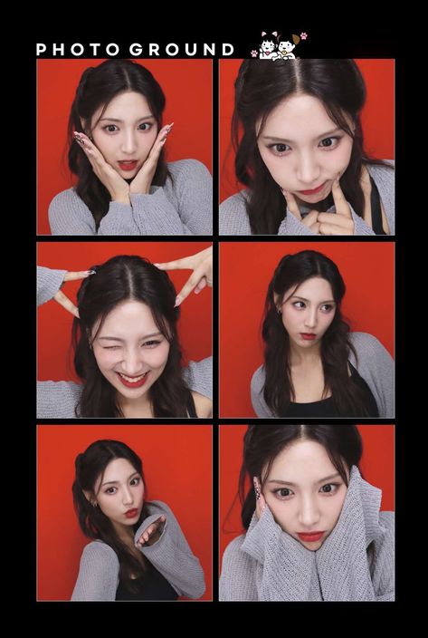 Group Shot Photography, Photobox Pose, Chowon Lightsum, Best Poses For Selfies, Studio Portrait Photography, Photobooth Pictures, Studio Poses, Solo Photo, 사진 촬영 포즈