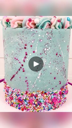 Splatter Party Ideas Birthday, Glow In The Dark Splatter Cake, Cake Splatter Cake, Paint Splatter Birthday Cake, Splatter Cake, Party Cakes, Cake Decorating, Cake